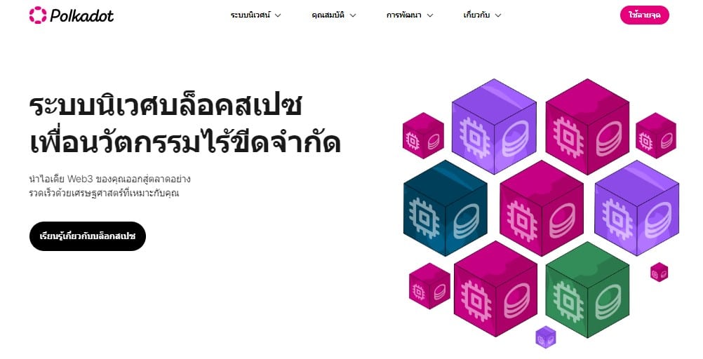 Polkadot - เหรียญ Web 3.0 ที่มี market cap ขนาดใหญ่ที่สุด