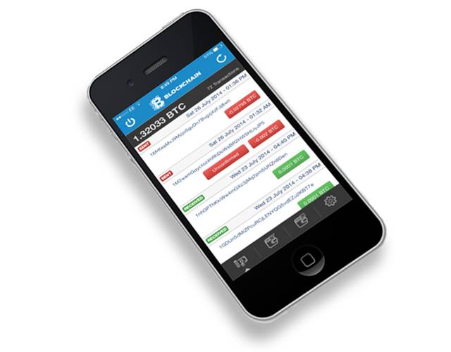 Blockchain iOS app