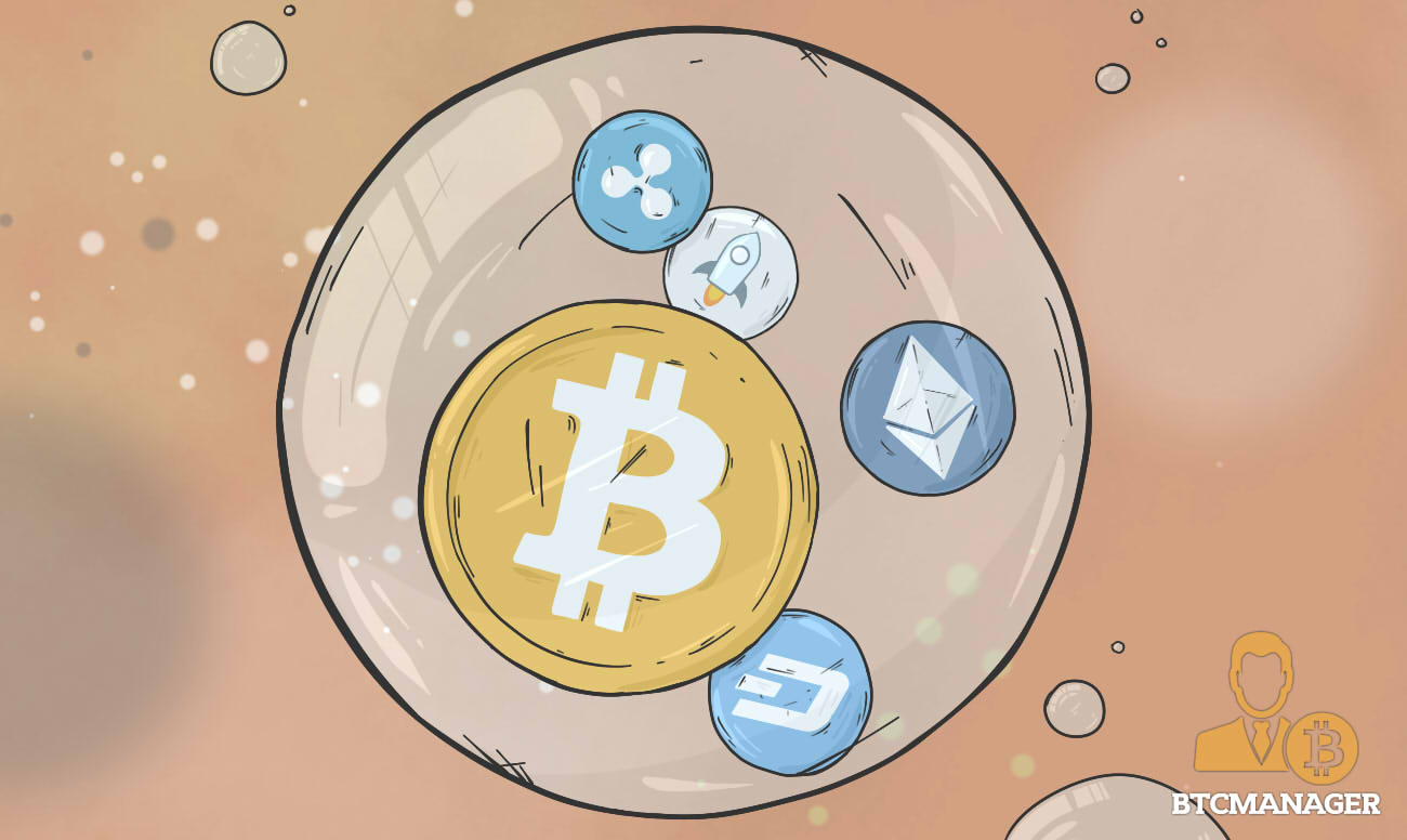 cryptocurrency market news bubble