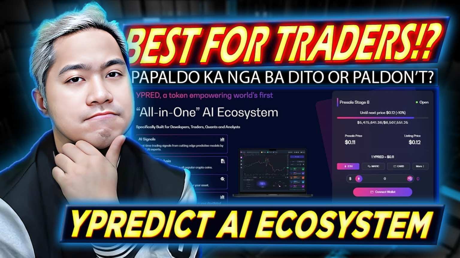 Filipino Crypto Youtuber Alrock Reviews Ypredict Presale Last Chance