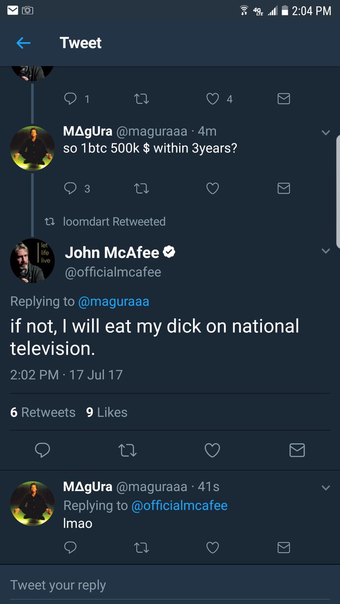 Bitcoin prediction john mcafee