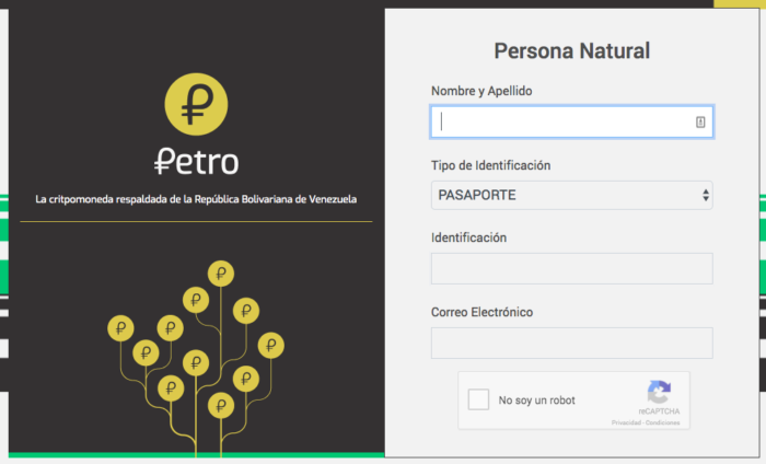 petro cryptocurrency value