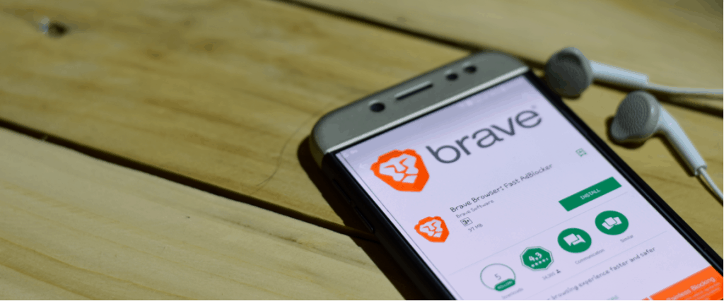 brave web browser stock