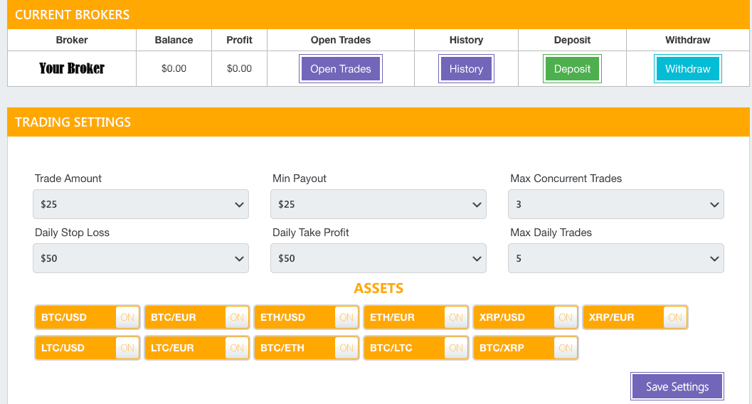 bitcoin trading automatic app