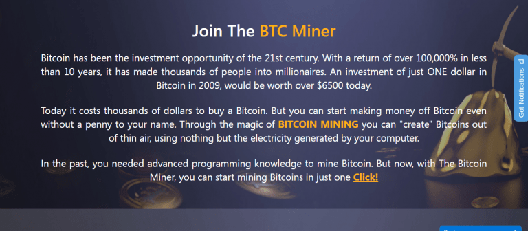 bitcoin miner scam