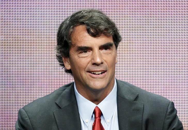 Draper speaks at a panel in Beverly Hills
