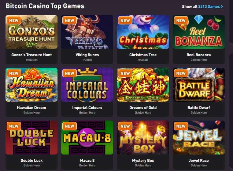 Rocketpot Casino Games