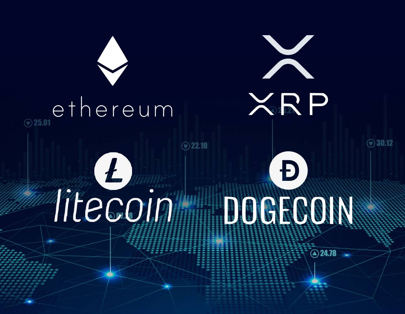 Alternatives to Bitcoin, invest in altcoins such as ETH, XRP, LTC, DOGE