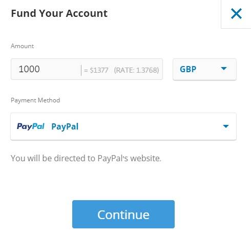 How to buy Bitcoin with Paypal funds on eToro