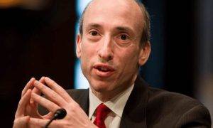 SSEC chair Gary Gensler said his agency is taking a ''new look'' at spot Bitcoin ETF applications.