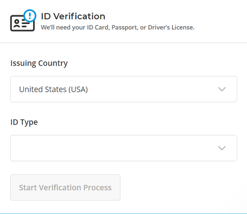Paxful Step 2. Verify your account