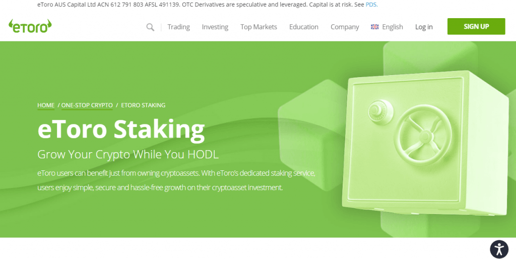 eToro staking