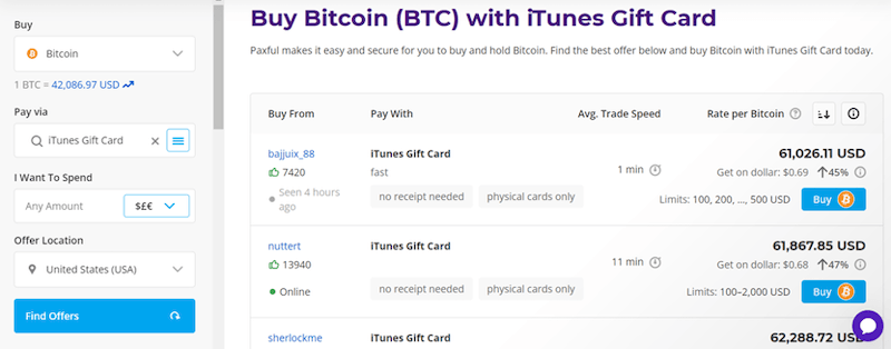 Step 4. Fill in your requirements and buy bitcoin