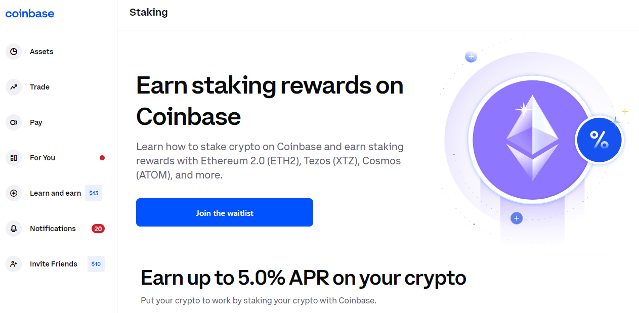 Coinbase Staking