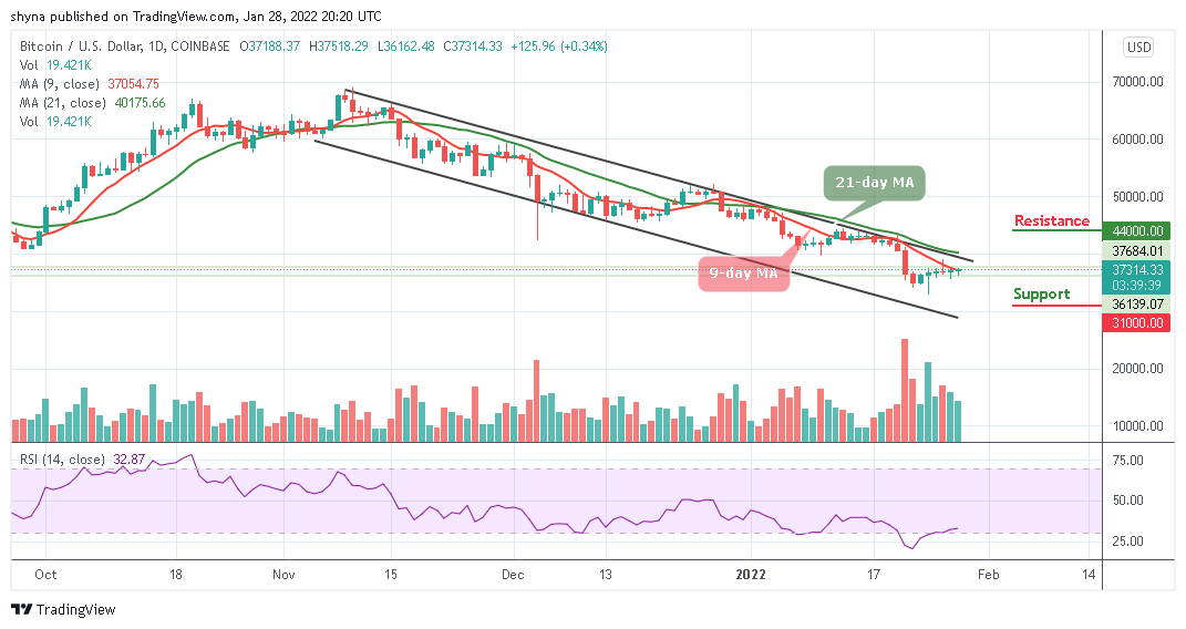 Photo of Bitcoin Price Prediction: BTC/USD Gets Ready for a Spike Above $37,000