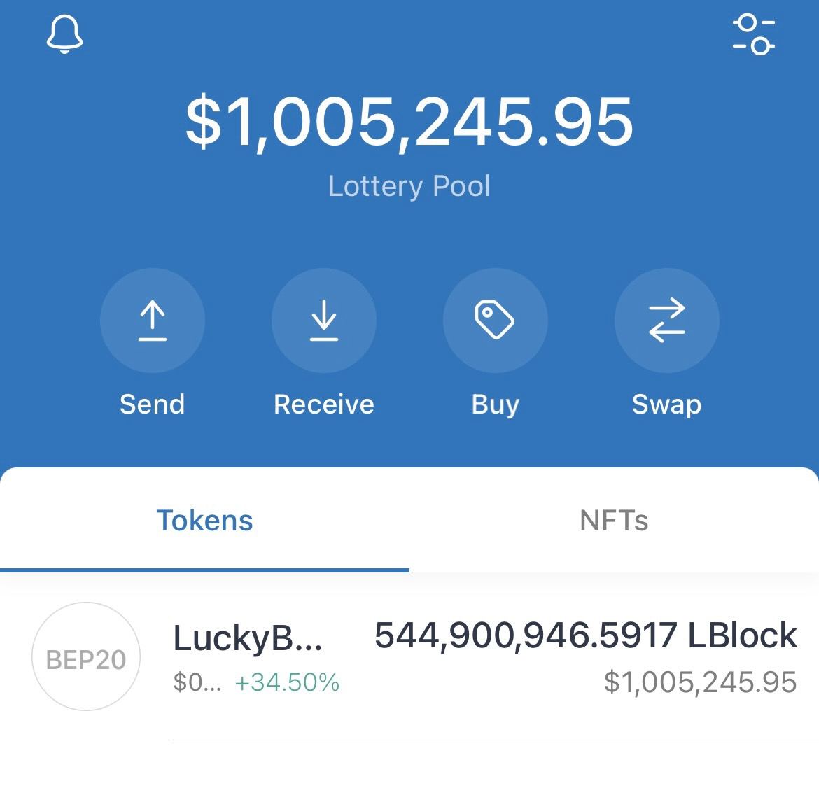 lucky block lottery pool
