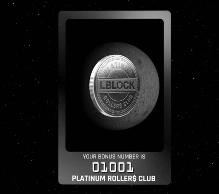 Lucky Block Platinum Rollers NFTs
