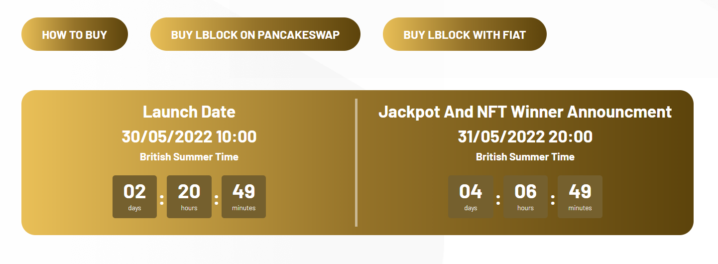 Luckyblock jackpot information