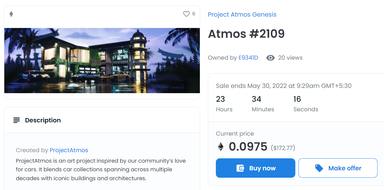 Project Atmos NFT