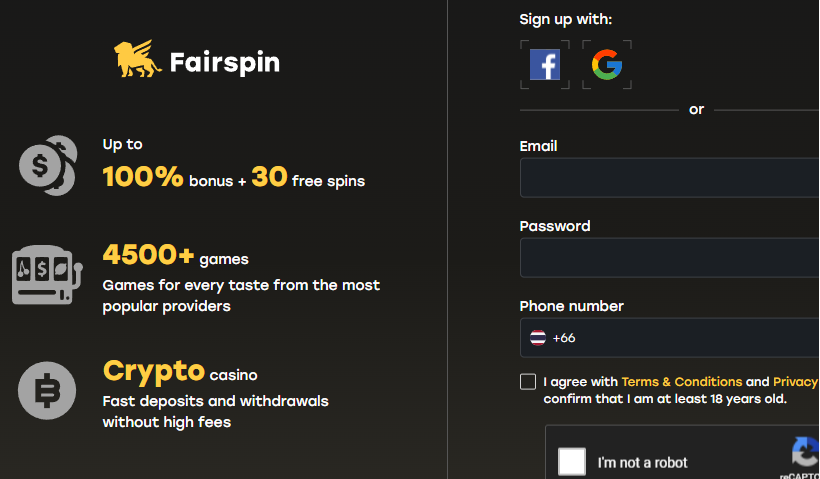 Avoid The Top 10 fairspin casino Mistakes