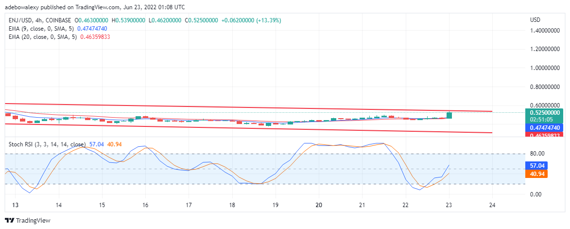 Dự báo giá trị Enjin cho ngày 23 tháng XNUMX: EJN / USD tăng cao hơn