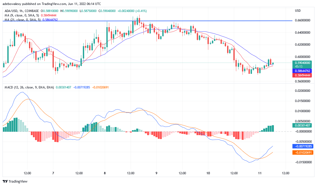 Cardano Price Prediction for June for June 11: ADA Appears to Be Ranging