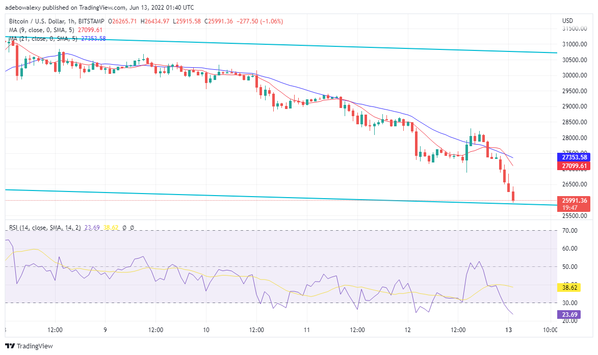 Bitcoin Price Prediction for June 13: BTC/USD Price Slides Down to Lower Levels