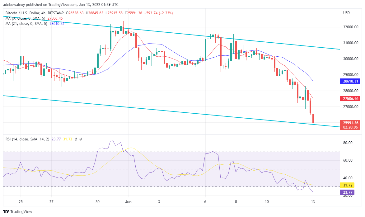 Bitcoin Price Prediction for June 13: BTC/USD Price Slides Down to Lower Levels