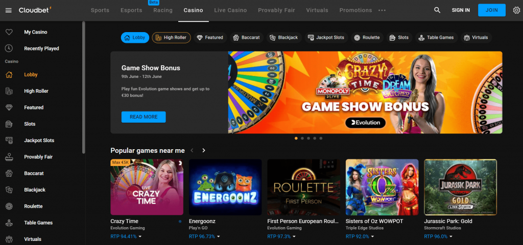 Visit Cloudbet - Best Bitcoin Gambling Sites