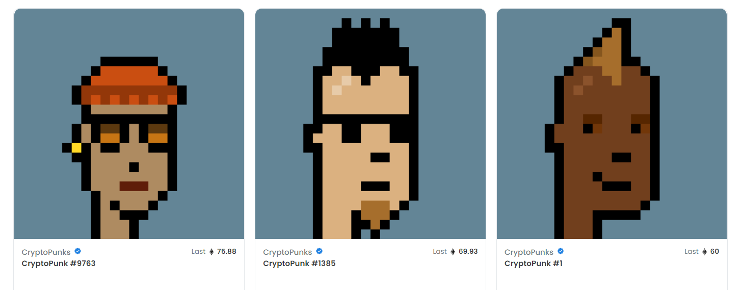 Cryptopunks NFT online