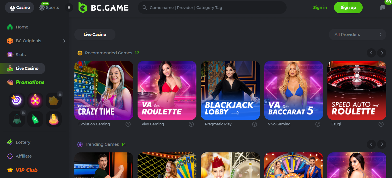 Visit BC.Game - Best Bitcoin Gambling Sites