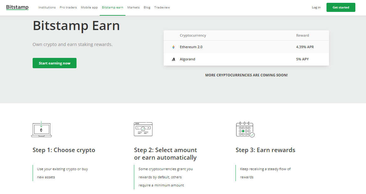 bitstamp earn