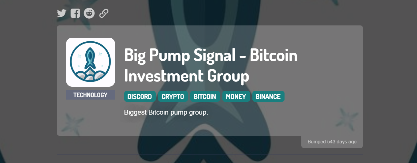 Big pump signals bitcoin investment