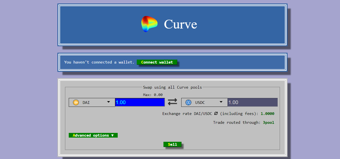 Curve dao token