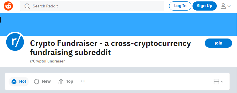 Reddit pre krypto fundraising