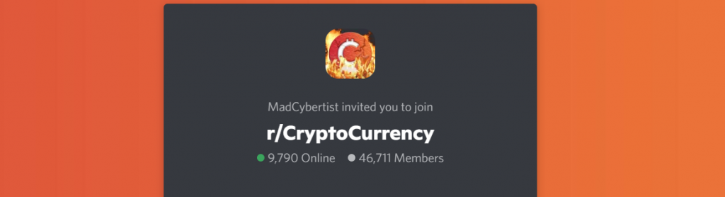 discord server for cryptocurrency announcements