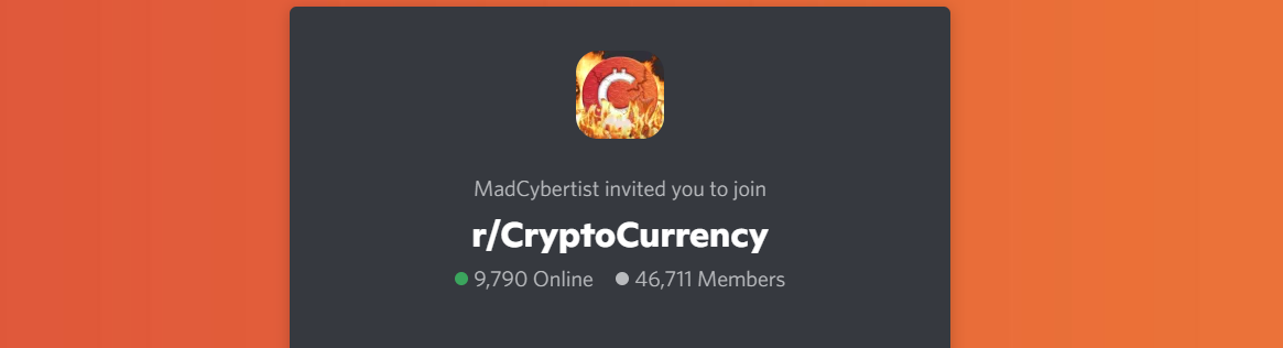 r cryptocurrency discord server