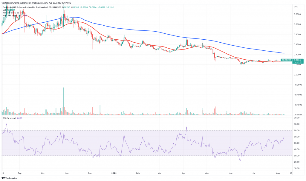 Бейбі Додж Коін (BABYDOGE) ціновий графік - 6 найкращих мемів для покупки.