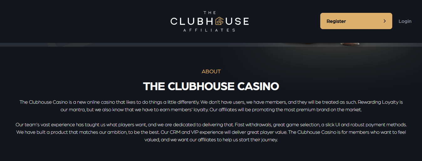 Clubhouse Casino about