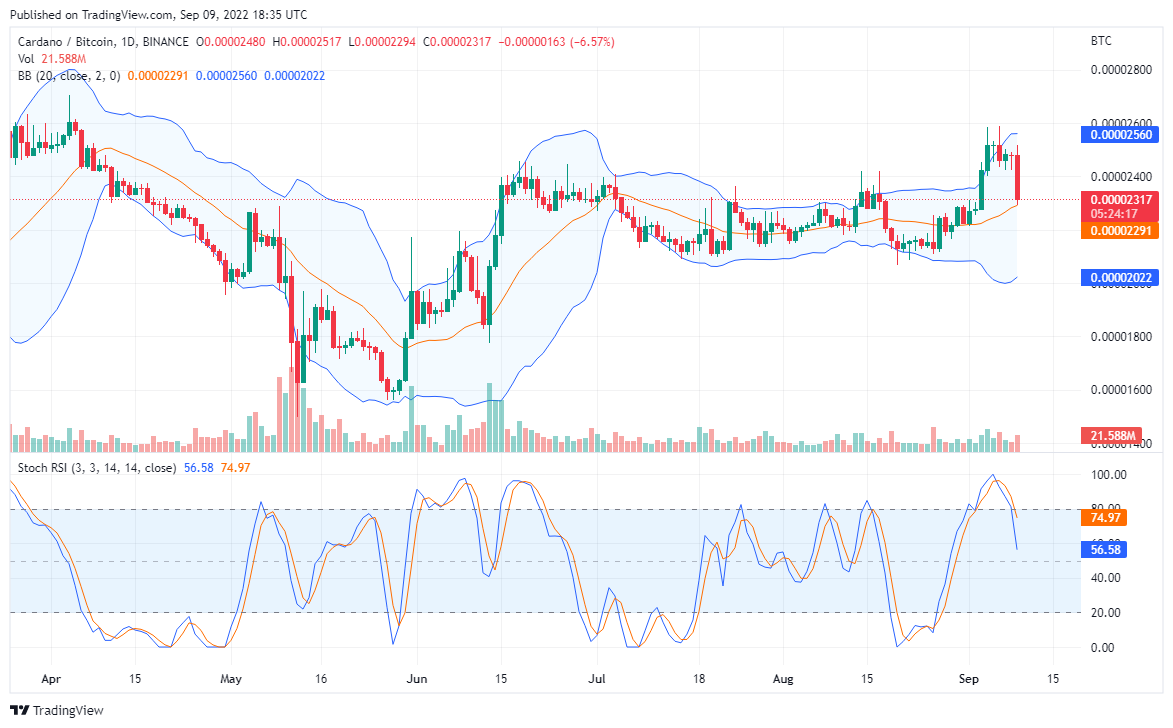 Cardano ถอยการสนับสนุนที่สูงขึ้น TAMA ระเบิด Skywards