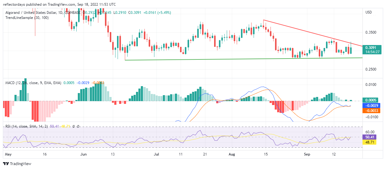 Algorand Price Analysis for 19th of September: ALGO/USD Preparing for A Bullish Reversal