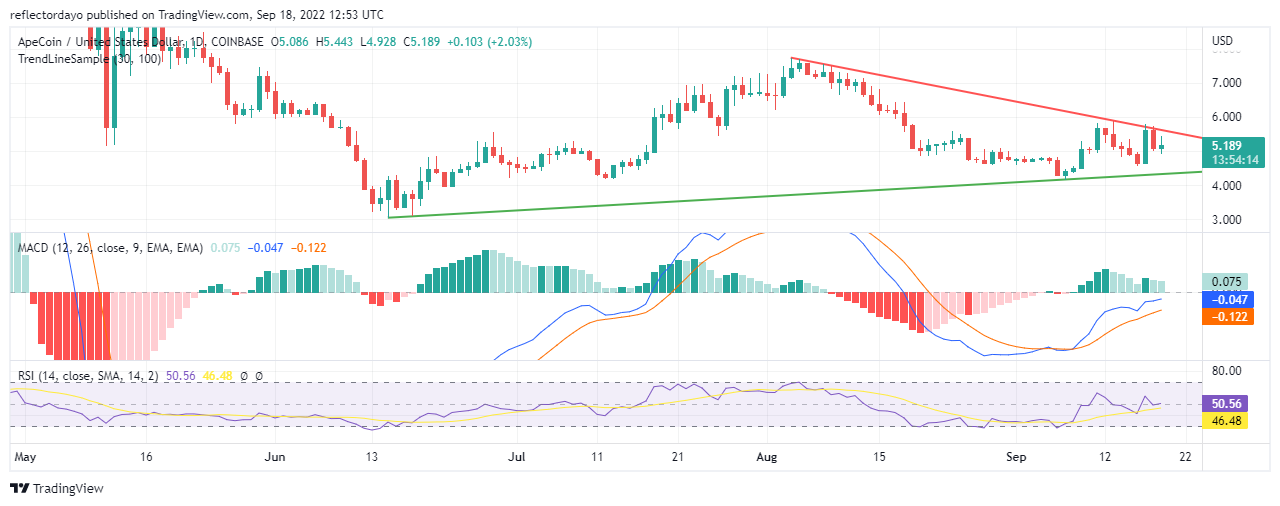 Apecoin Price Analysis for 19th of September: APE/USD Market Price Is Consolidating