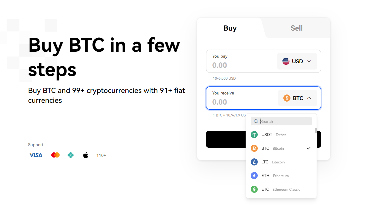 Купить криптовалюту на OKX