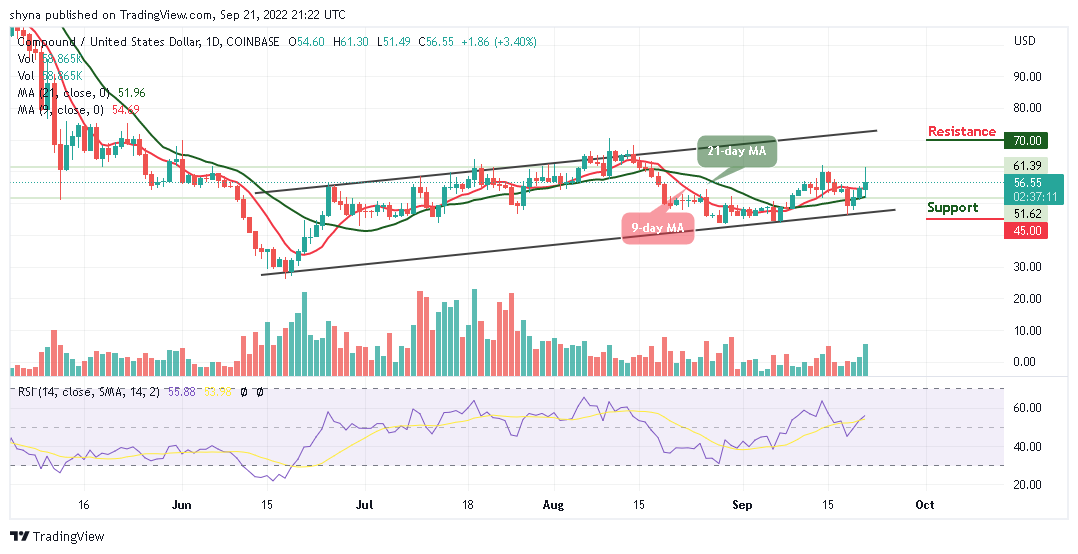 COMP Appears Intraday Volatile Above $55; FOMO on TAMA