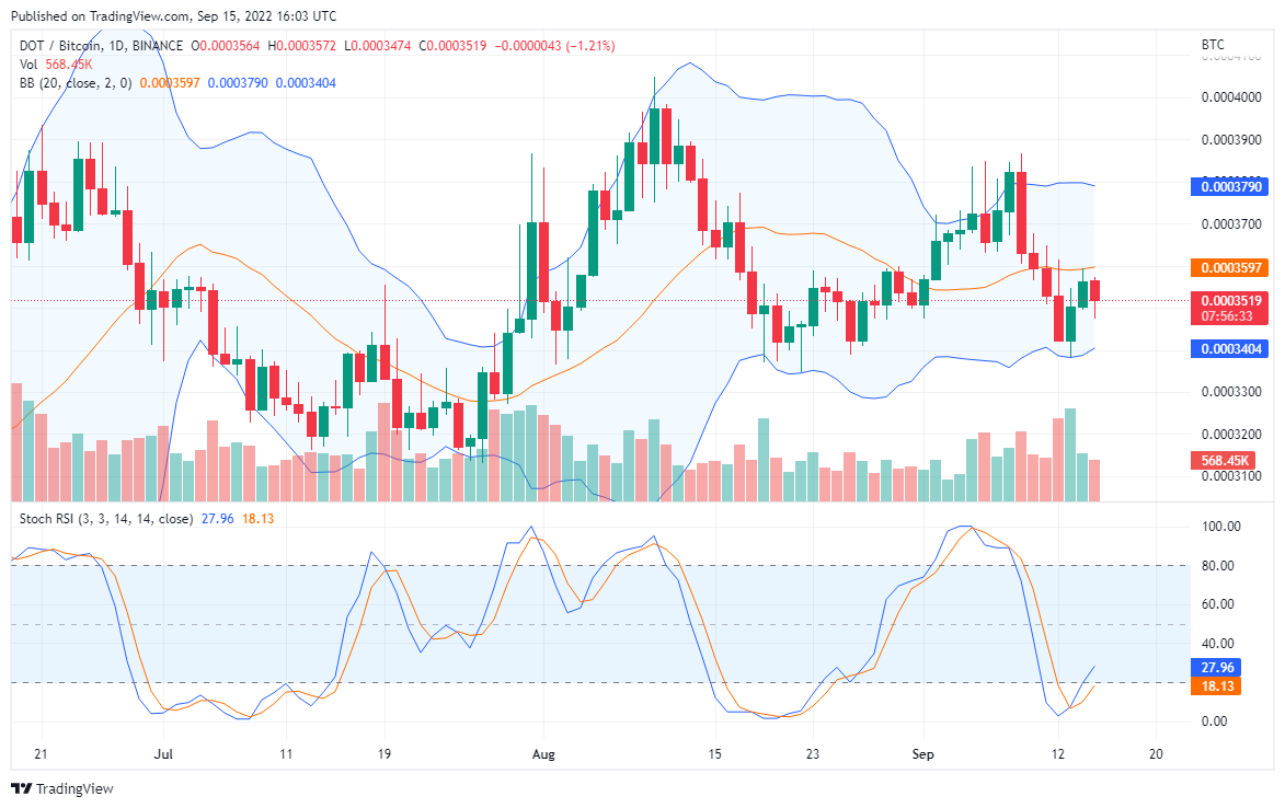 Downward Forces Stays Active In DOT/USD Market, TAMA Heads Skywards