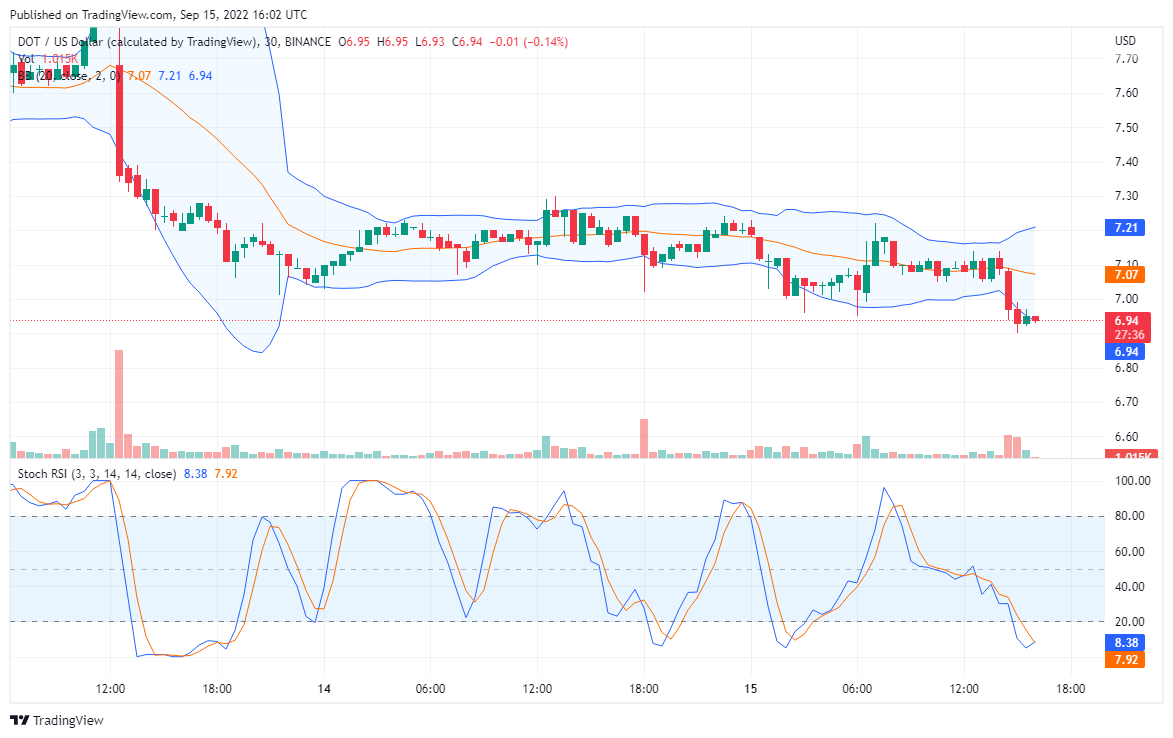 Downward Forces Stays Active In DOT/USD Market, TAMA Heads Skywards