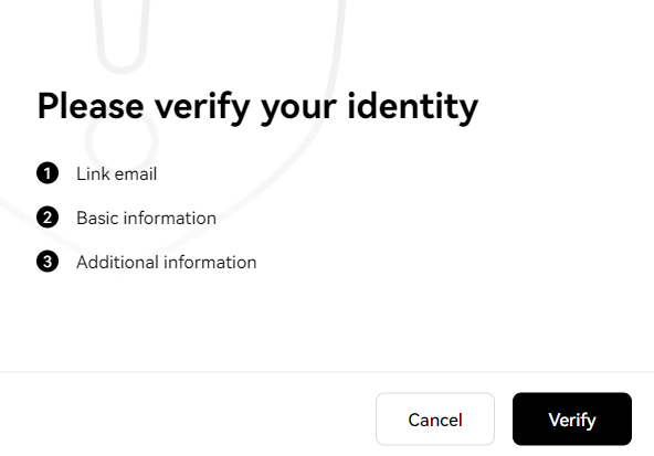 OKX Account Verification