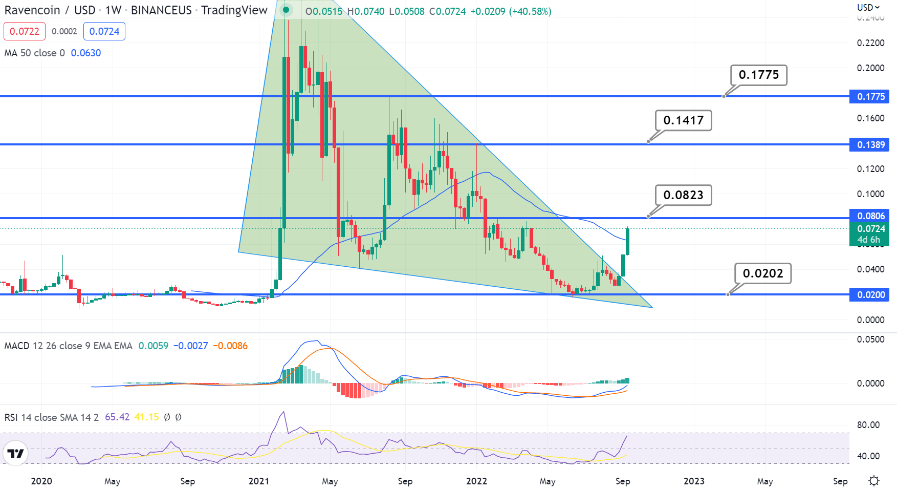 RVN/USD Price Chart