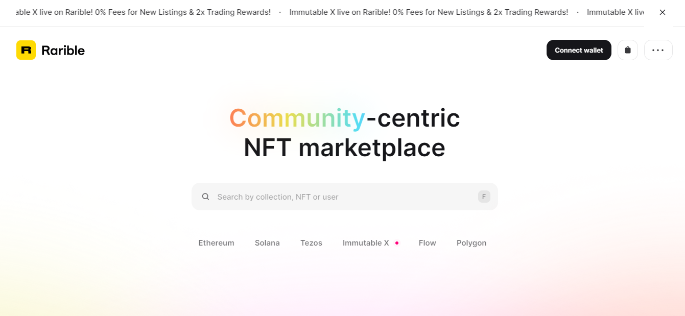 Платформа Rarible — лучшие торговые площадки NFT для искусства и игр