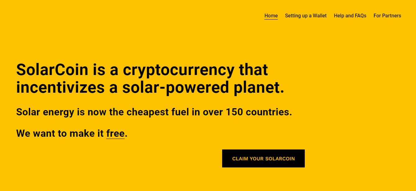 solarcoin energy efficient incentive